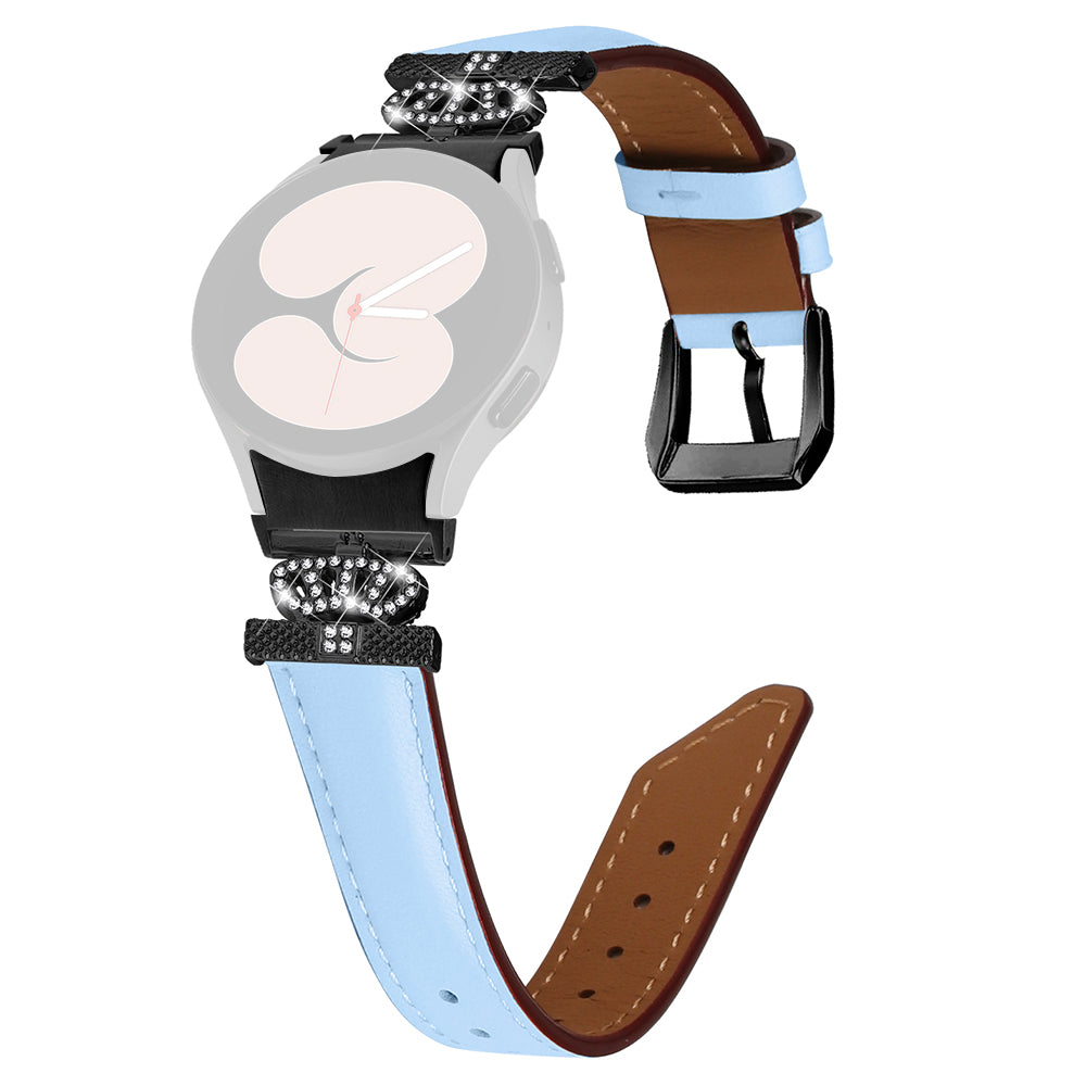 Black Buckle Band for Samsung Galaxy Watch6 40mm 44mm Watch6 Classic 43mm 47mm Rhinestone Crown Connector Watch Strap Bracelet Black Buckle Band for Samsung Galaxy Watch6 40mm 44mm Watch6 Classic 43mm 47mm Rhinestone Crown Connector Watch Strap Bracelet